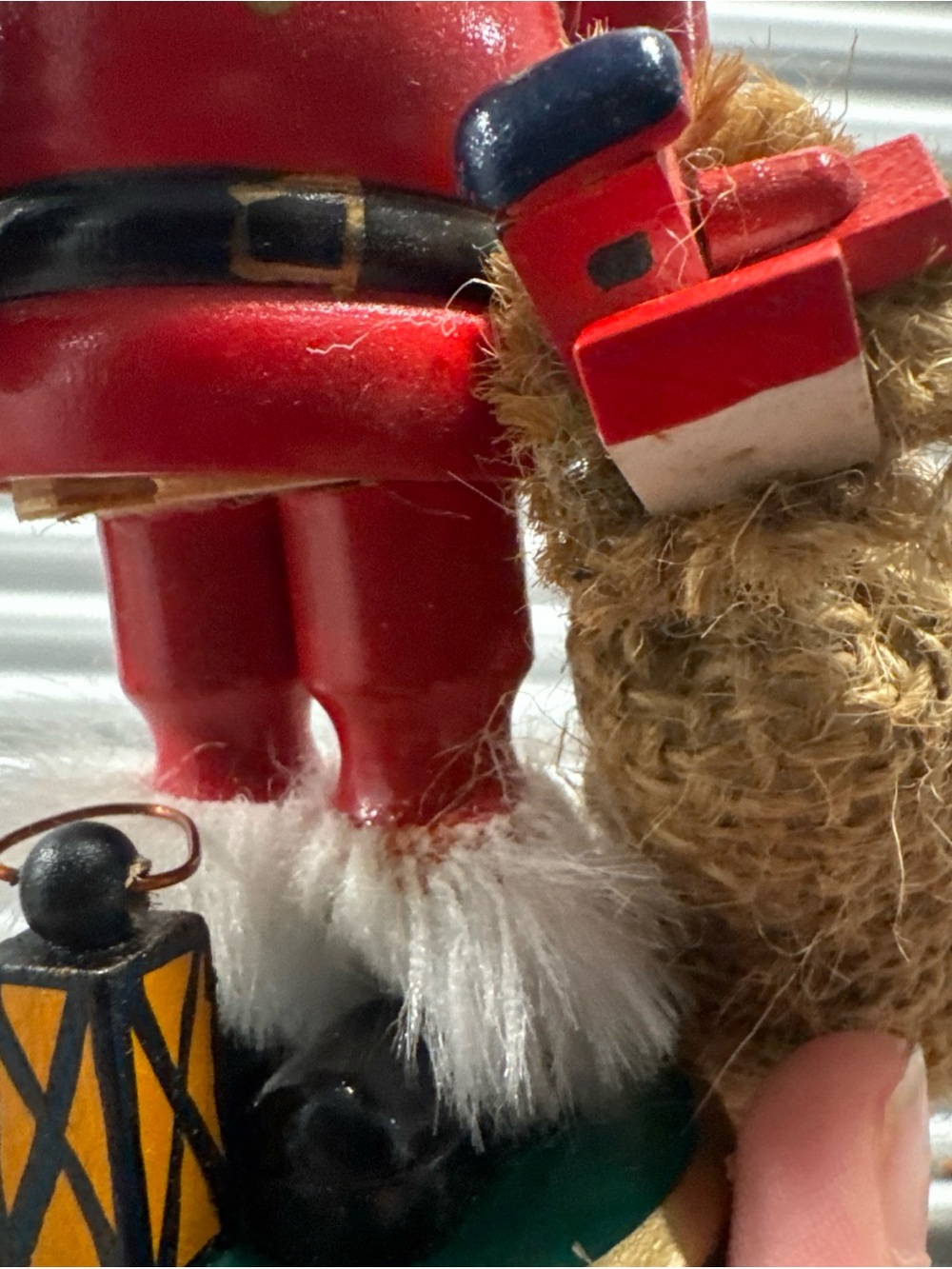 Vintage German incense, smoker, Santa Claus wooden holding tree and toy bag - Picture 5 of 11